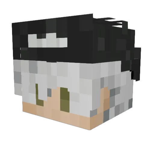 LuisResendiz Minecraft avatar head, 3D render