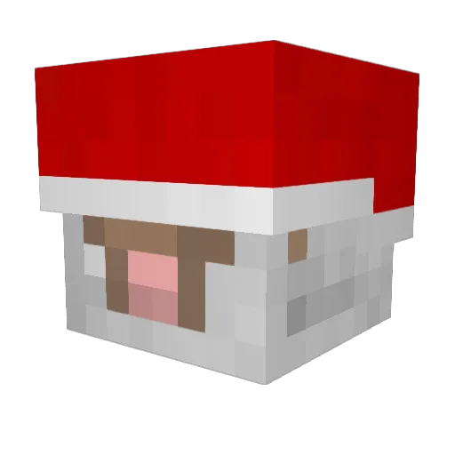 LuisSolana Minecraft avatar head, 3D render