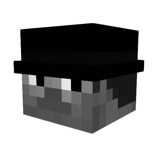 LuisYepez_ Minecraft avatar head, 3D render