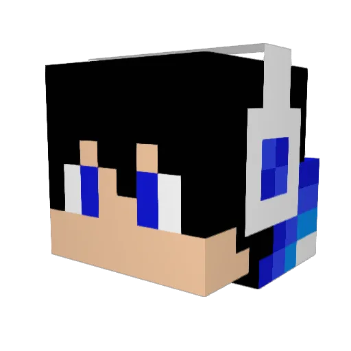Luis_Angel_N Minecraft avatar head, 3D render