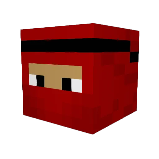 Luisa131 Minecraft avatar head, 3D render