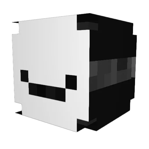 LuixzDE Minecraft avatar head, 3D render