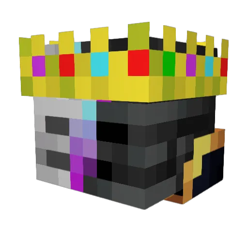 LuizHz Minecraft avatar head, 3D render
