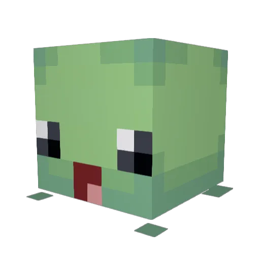 Luiza475 Minecraft avatar head, 3D render