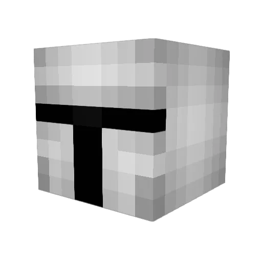 Lujan7 Minecraft avatar head, 3D render