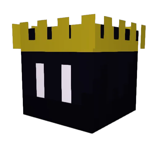 Lujky_Vael Minecraft avatar head, 3D render