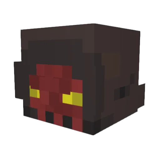Luk3___ Minecraft avatar head, 3D render
