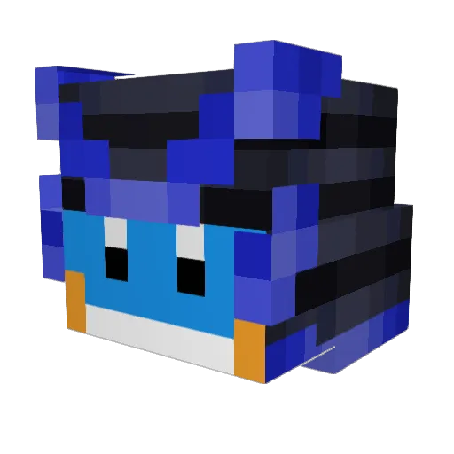 LukBar05 Minecraft avatar head, 3D render