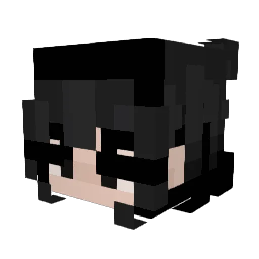Luka0119 Minecraft avatar head, 3D render