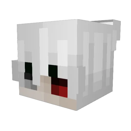 Luka045 Minecraft avatar head, 3D render
