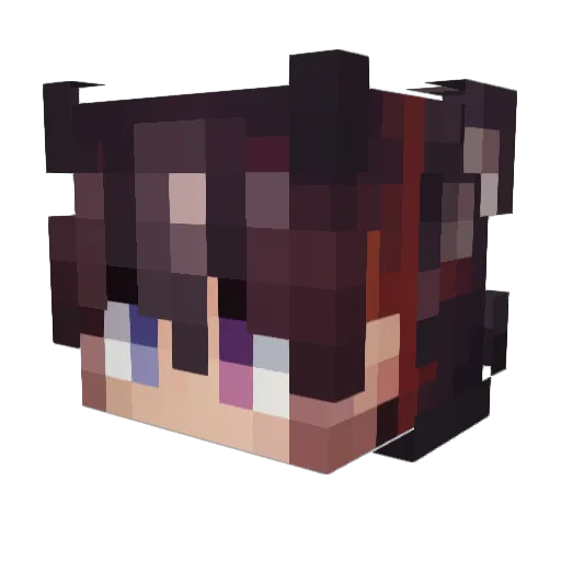Luka126 Minecraft avatar head, 3D render