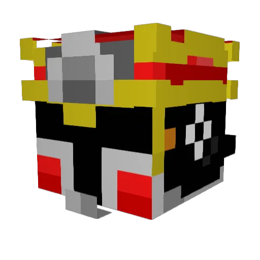 Luka1708 Minecraft avatar head, 3D render