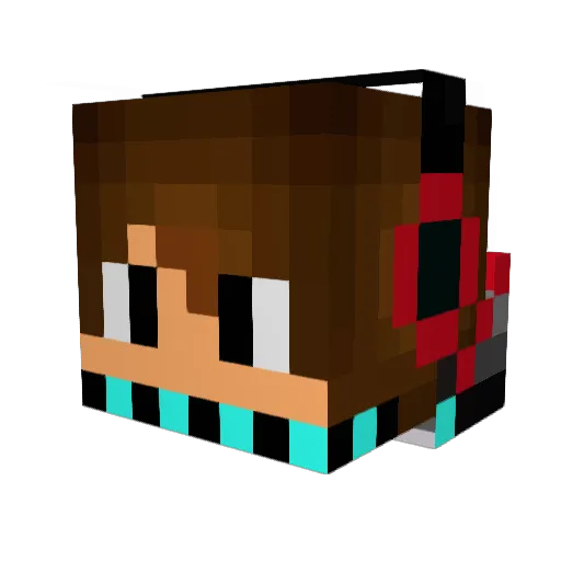 Luka4711 Minecraft avatar head, 3D render