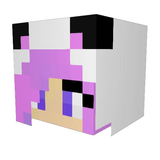 LukaBlicher Minecraft avatar head, 3D render