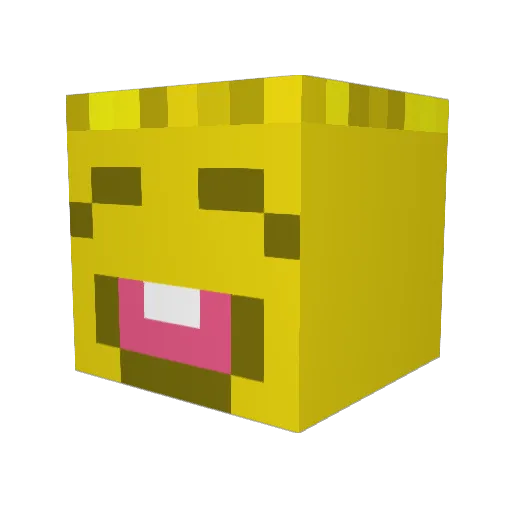 LukaGamer457 Minecraft avatar head, 3D render