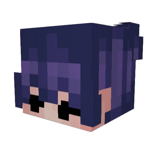 LukaNND Minecraft avatar head, 3D render