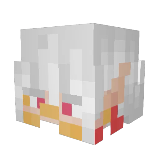 LukaRagnaroth13 Minecraft avatar head, 3D render