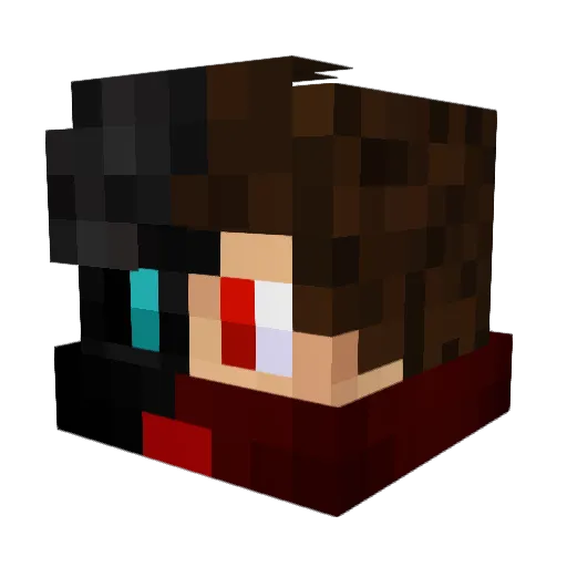 LukaSkywalker99 Minecraft avatar head, 3D render
