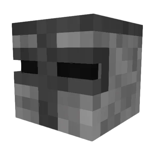 Luka_C Minecraft avatar head, 3D render
