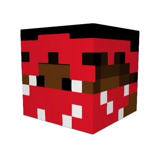 Luka_Jebo Minecraft avatar head, 3D render