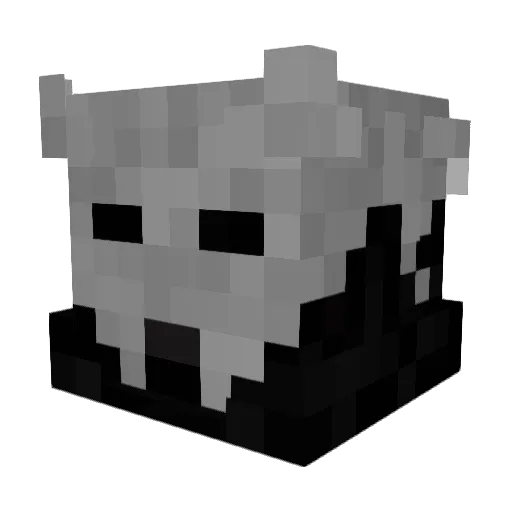 LukachuFI Minecraft avatar head, 3D render