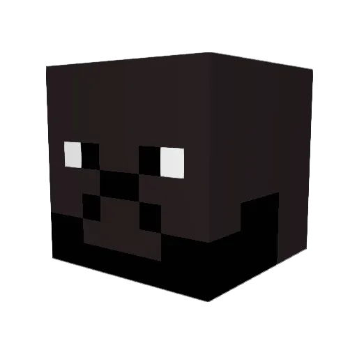 Lukakuuuuu Minecraft avatar head, 3D render
