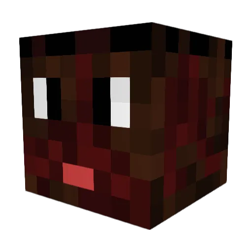 Lukaluka420 Minecraft avatar head, 3D render