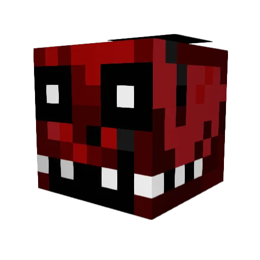 Lukaneva Minecraft avatar head, 3D render