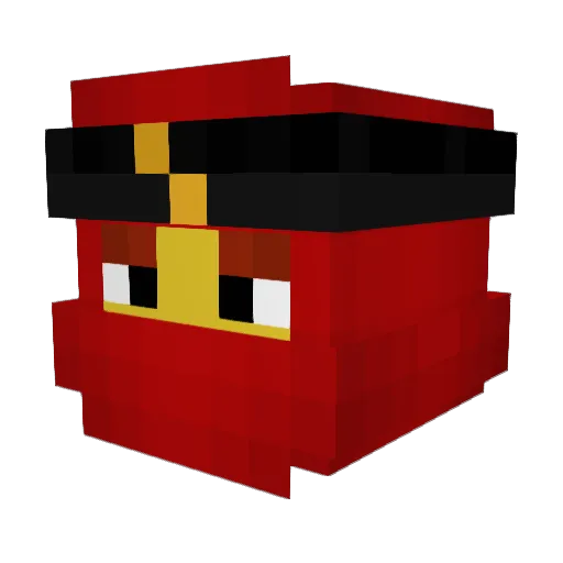 Lukaninchen_07 Minecraft avatar head, 3D render