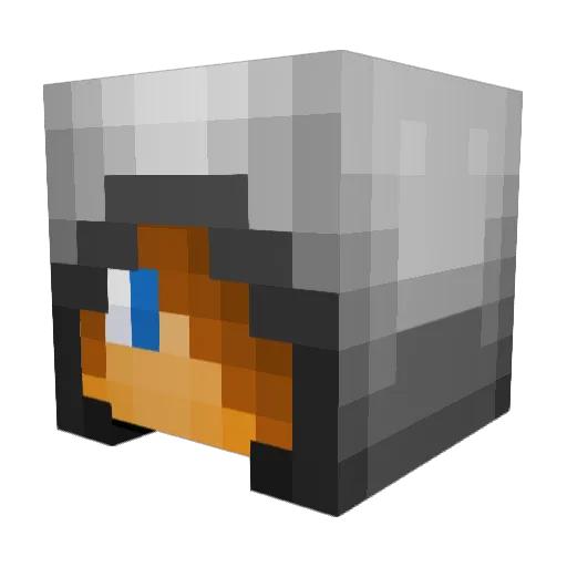 Lukario1256 Minecraft avatar head, 3D render