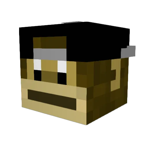 Lukas062000 Minecraft avatar head, 3D render
