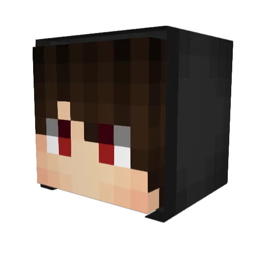 Lukas1994 Minecraft avatar head, 3D render