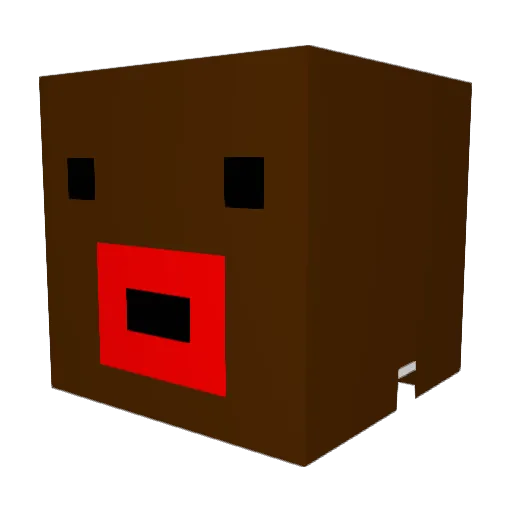 Lukas789 Minecraft avatar head, 3D render