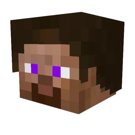LukasBuddy2012 Minecraft avatar head, 3D render