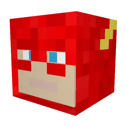 LukasDawae Minecraft avatar head, 3D render