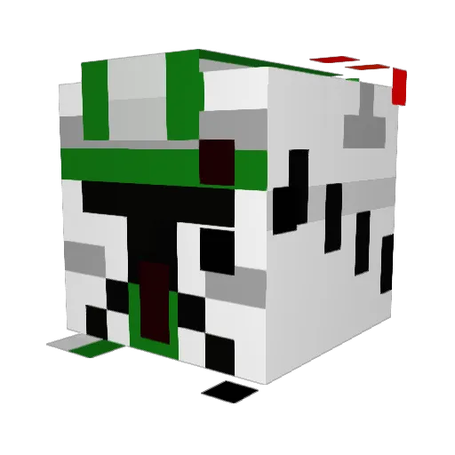 LukasDeis Minecraft avatar head, 3D render
