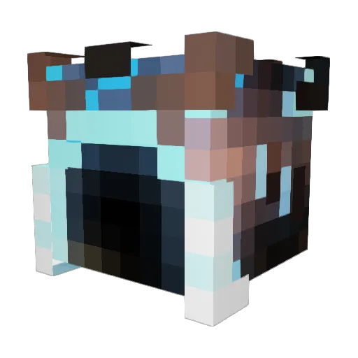 LukasDman Minecraft avatar head, 3D render