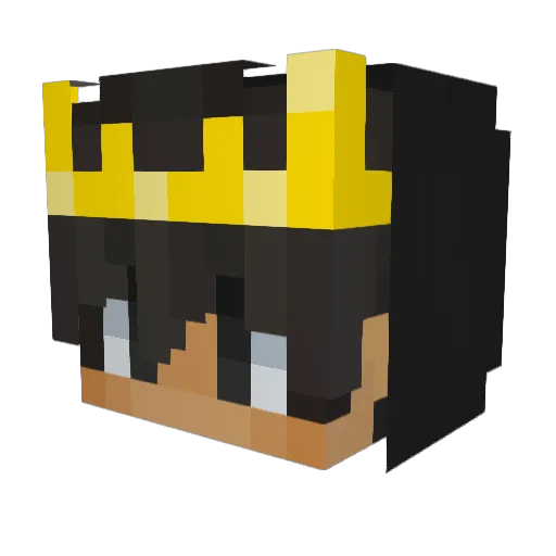 LukasEidi Minecraft avatar head, 3D render