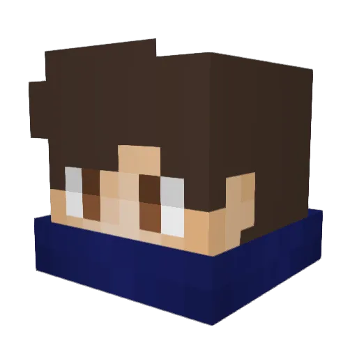 LukasTaBschelle Minecraft avatar head, 3D render