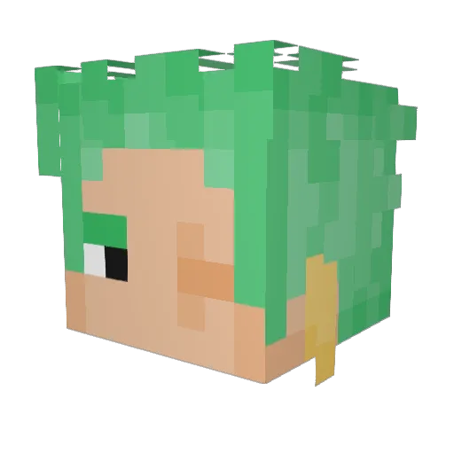 Lukas_1371 Minecraft avatar head, 3D render