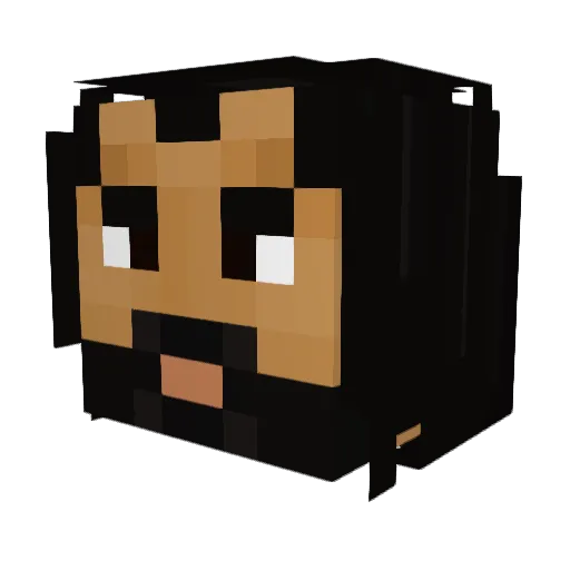 Lukas_Silverhand Minecraft avatar head, 3D render