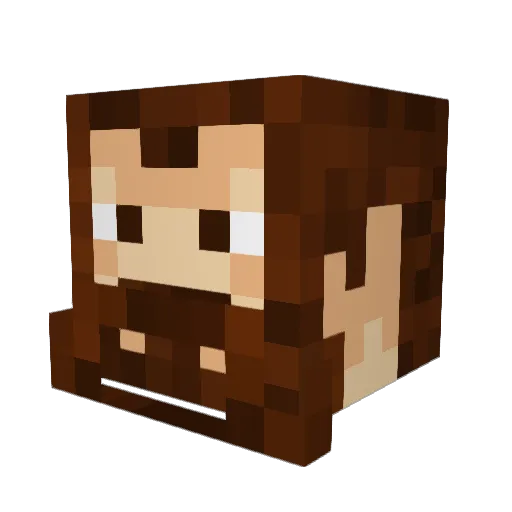 Lukasbjo Minecraft avatar head, 3D render