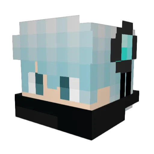 Lukasddc Minecraft avatar head, 3D render