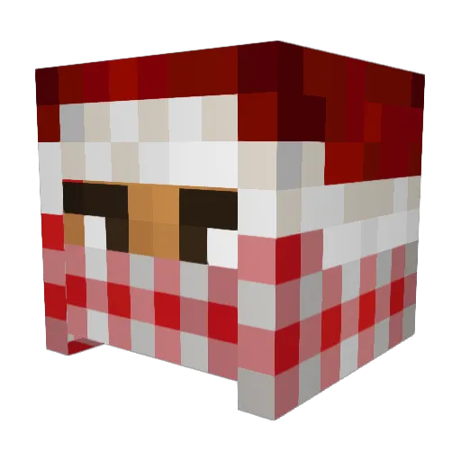 Lukasgalaxy2 Minecraft avatar head, 3D render