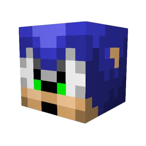 Lukash360 Minecraft avatar head, 3D render