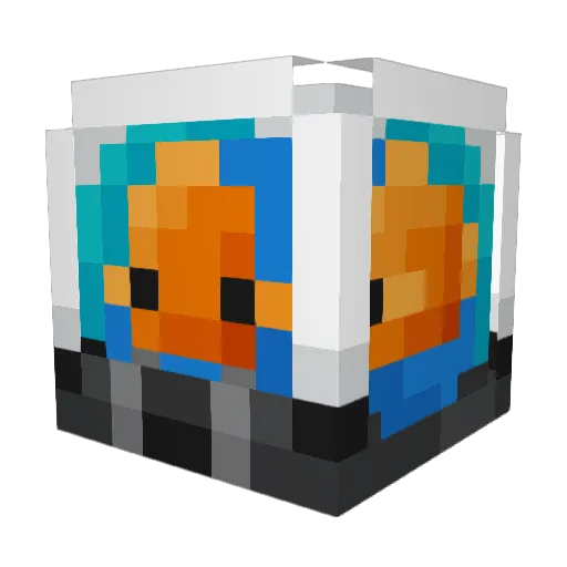 LukaszStepien Minecraft avatar head, 3D render