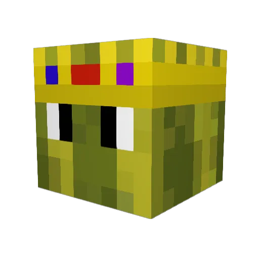 Lukaszade Minecraft avatar head, 3D render