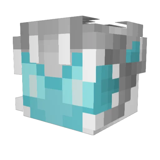 Lukazamma Minecraft avatar head, 3D render