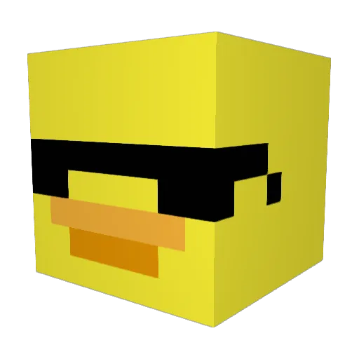LukcyDavid12341 Minecraft avatar head, 3D render
