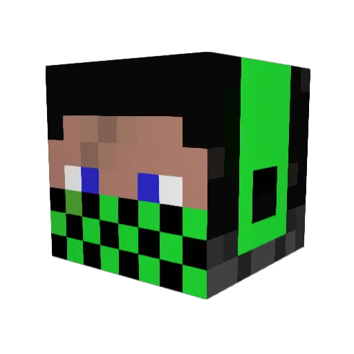 Luke061206 Minecraft avatar head, 3D render